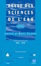 Revue des Sciences de l'Eau Vol. 18/2, 2005