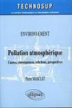 Pollution atmosphérique : Causes, conséquences, solutions, perspectives